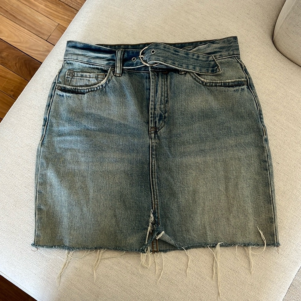 Allsaints denim skirt